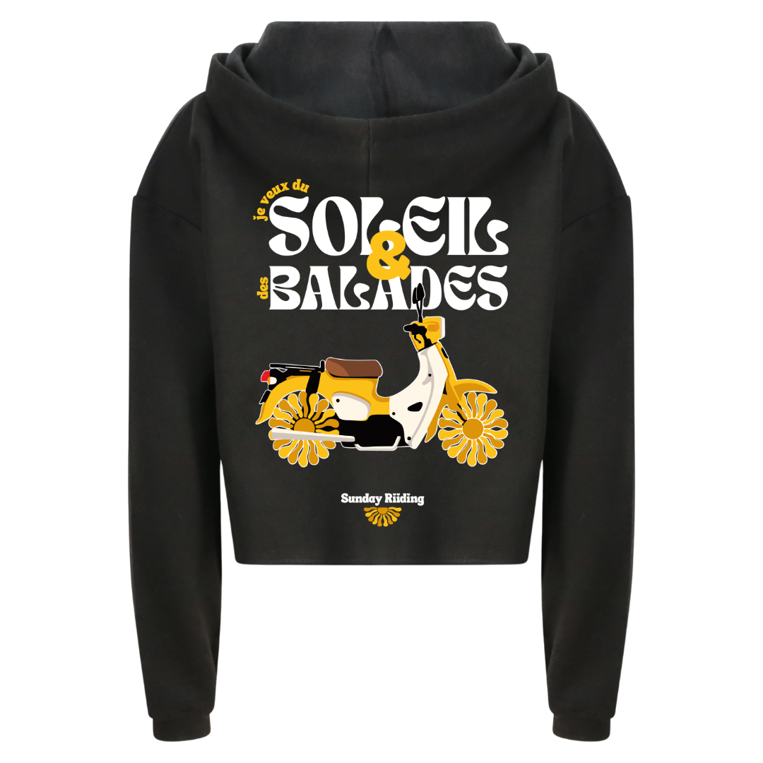 Crop Top Femme je veux du Soleil et des Balades