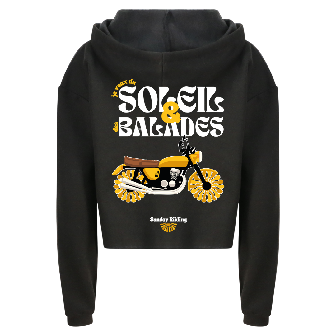 Crop Top Femme je veux du Soleil et des Balades