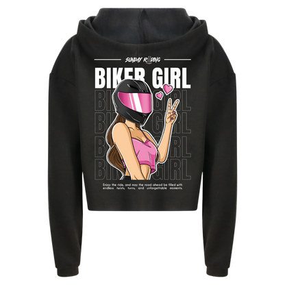 Crop Top Femme BikerGirl
