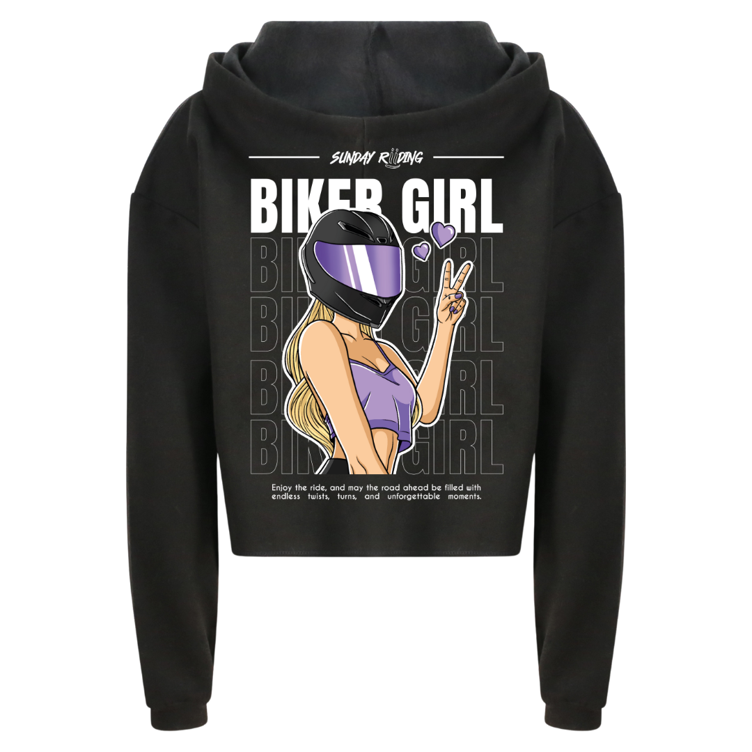 Crop Top Femme BikerGirl