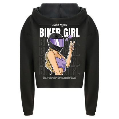 Crop Top Femme BikerGirl