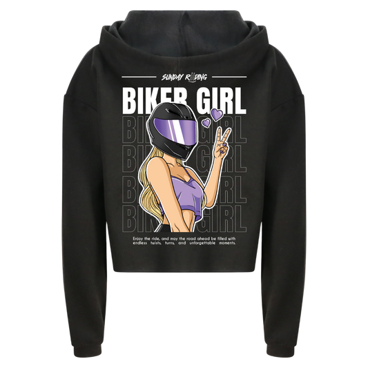 Crop Top Femme BikerGirl