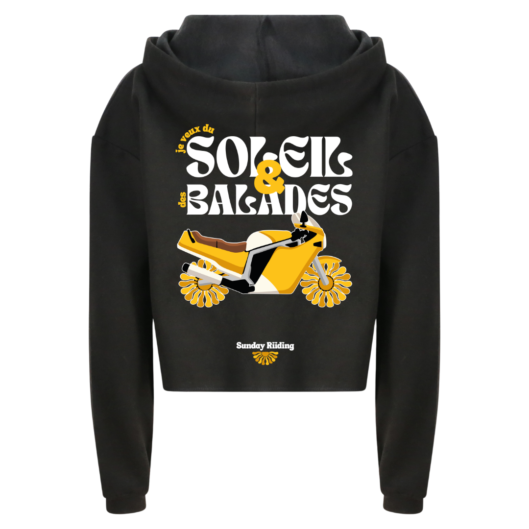 Crop Top Femme je veux du Soleil et des Balades