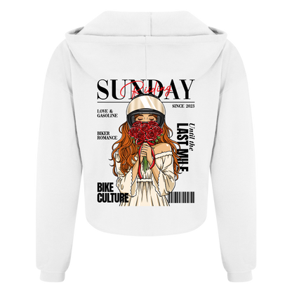 Crop Top Femme Biker Couple