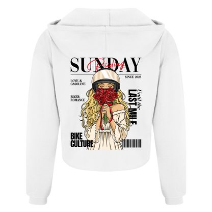 Crop Top Femme Biker Couple