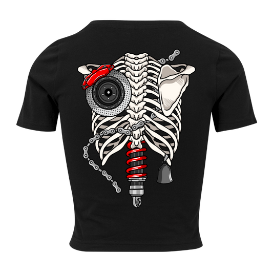 Crop Top Femme Bikers Anatomy