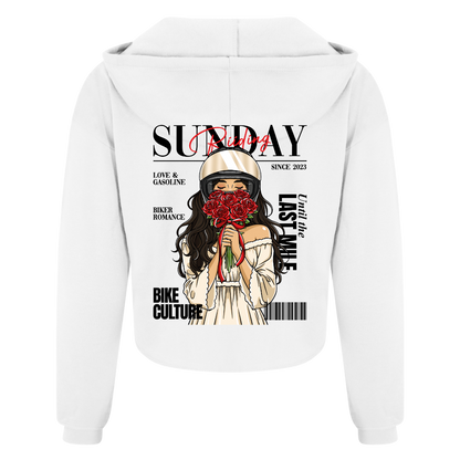 Crop Top Femme Biker Couple