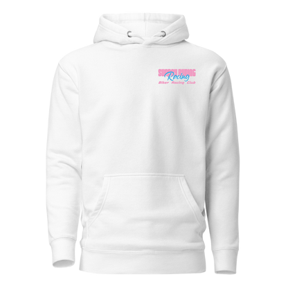 Hoodie Unisexe Blanc SR Racing Club