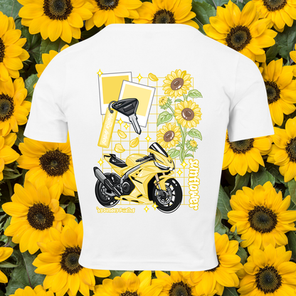 Crop Top Femme Sunflower