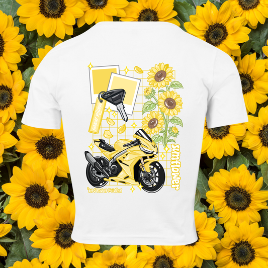 Crop Top Femme Sunflower