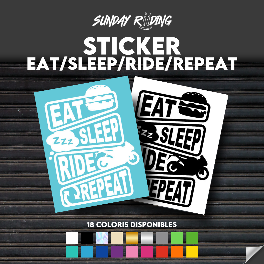 Sticker Eat/Sleep/Ride/Repeat