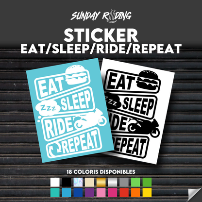 Sticker Eat/Sleep/Ride/Repeat