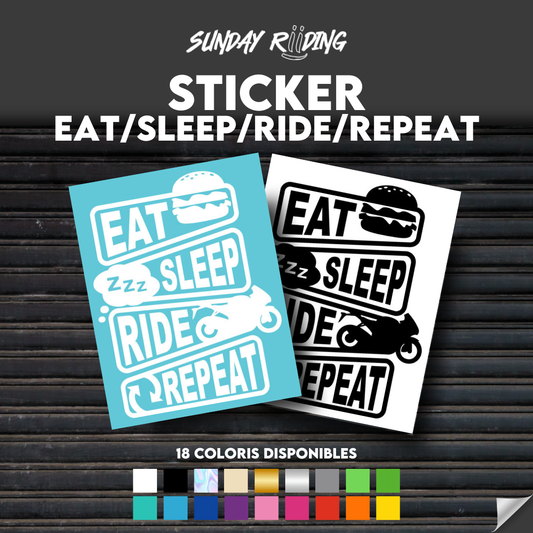 Sticker Eat/Sleep/Ride/Repeat