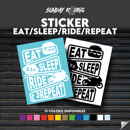 Sticker Eat/Sleep/Ride/Repeat