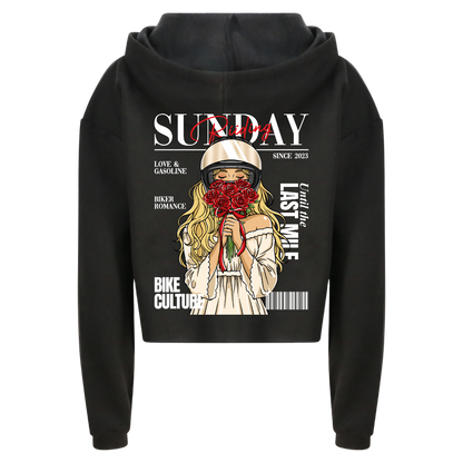 Crop Top Femme Biker Couple