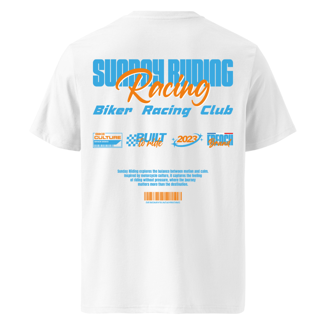 T-shirt Unisexe Blanc SR Racing Club (Copie)