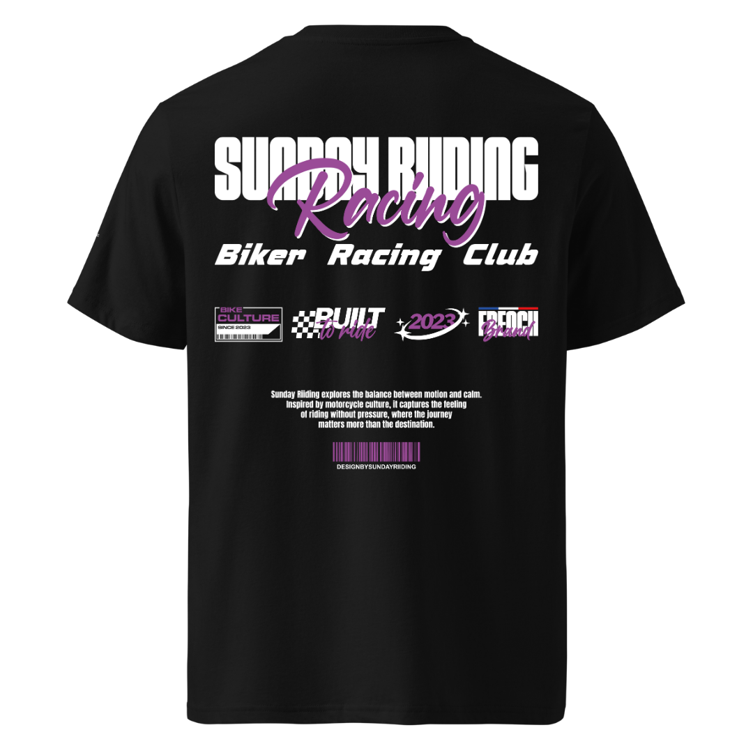 T-shirt Unisexe Noir SR Racing Club