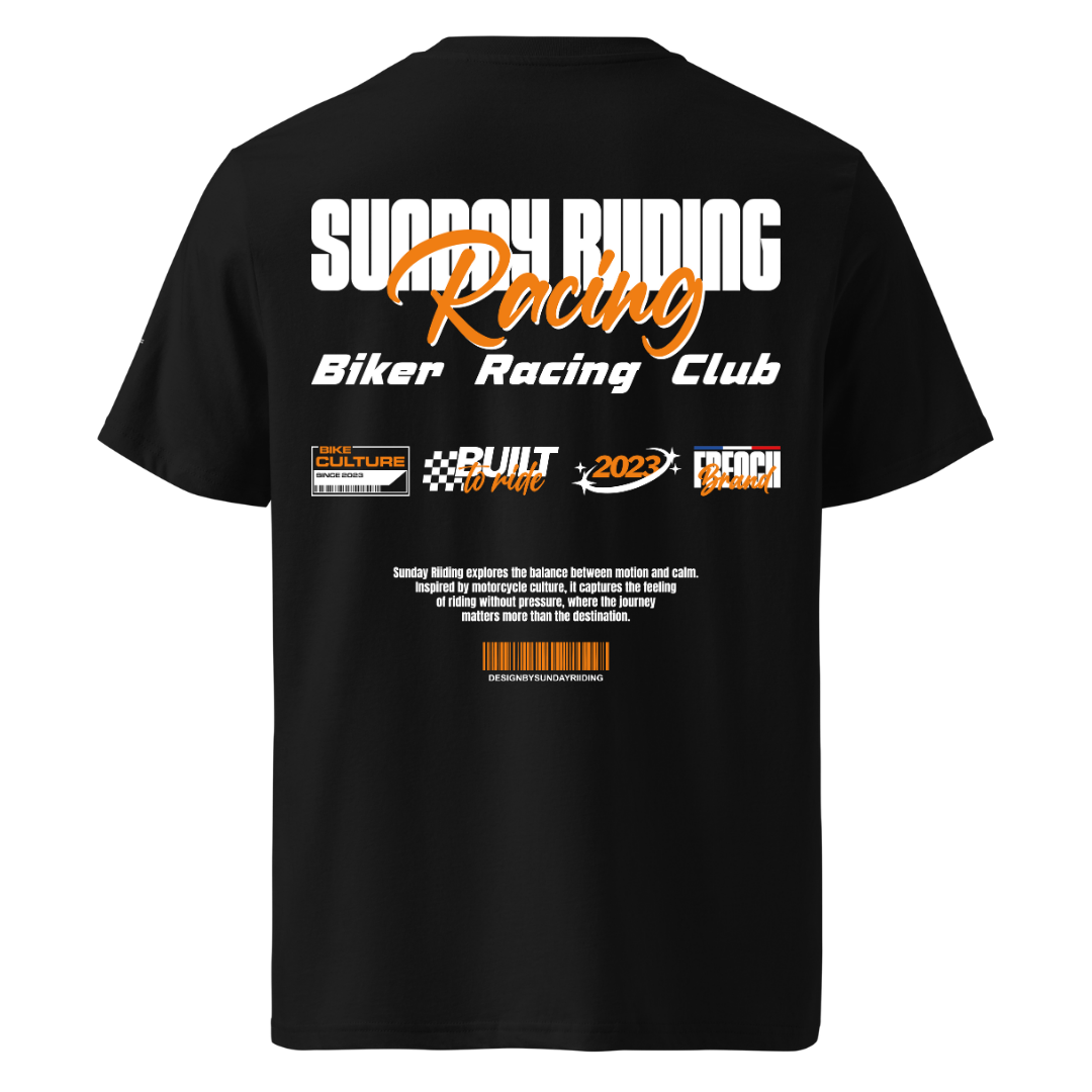 T-shirt Unisexe Noir SR Racing Club