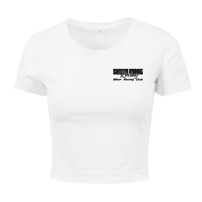 Crop Top Femme Blanc SR Racing Club