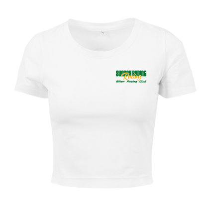 Crop Top Femme Blanc SR Racing Club
