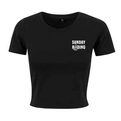 Crop Top Femme BikerGirl