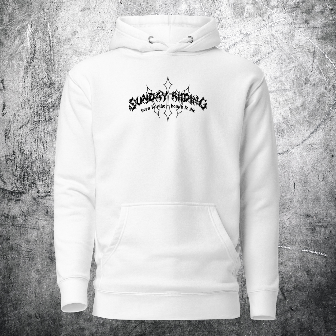 Hoodie Unisexe Grunge Biker