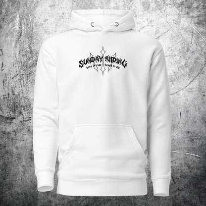 Hoodie Unisexe Grunge Biker
