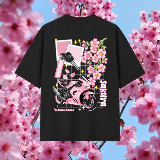 T-shirt Oversize Unisexe Sakura