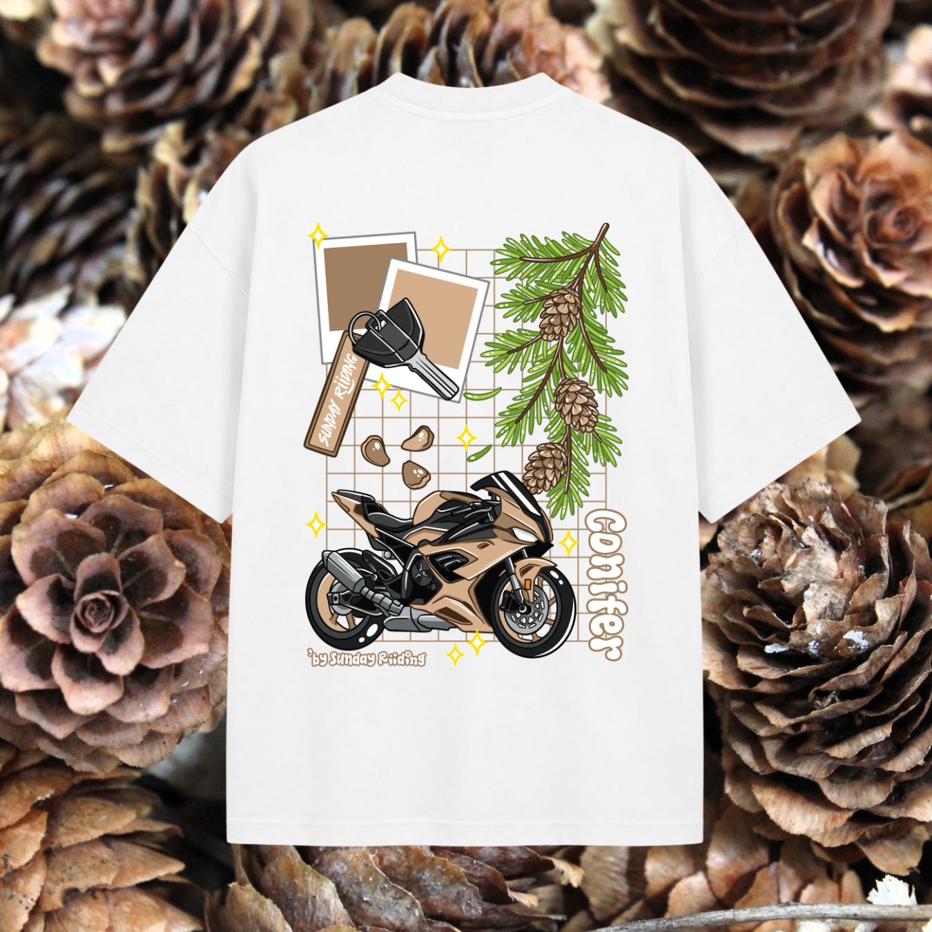 T-shirt Oversize Unisexe Conifer
