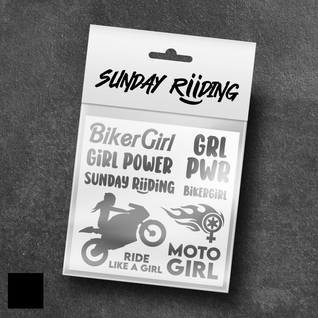 Planche de stickers BikerGirl