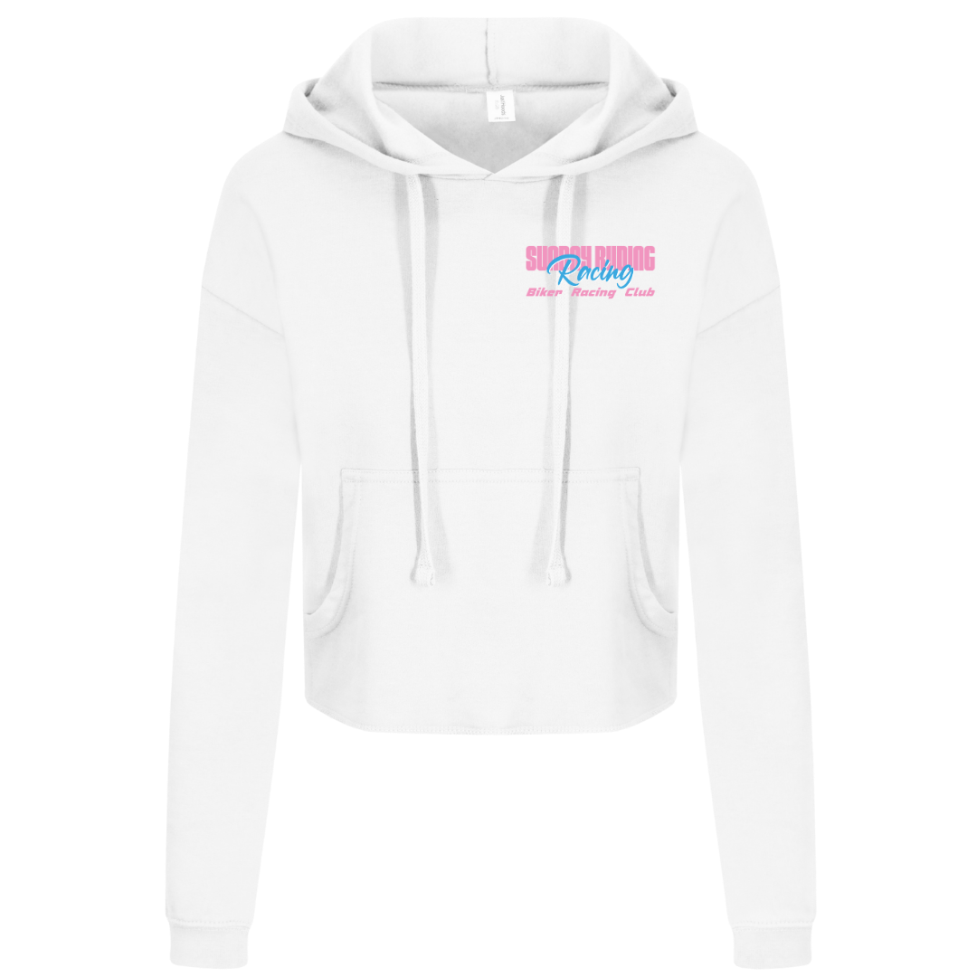 Crop Top Femme Blanc SR Racing Club