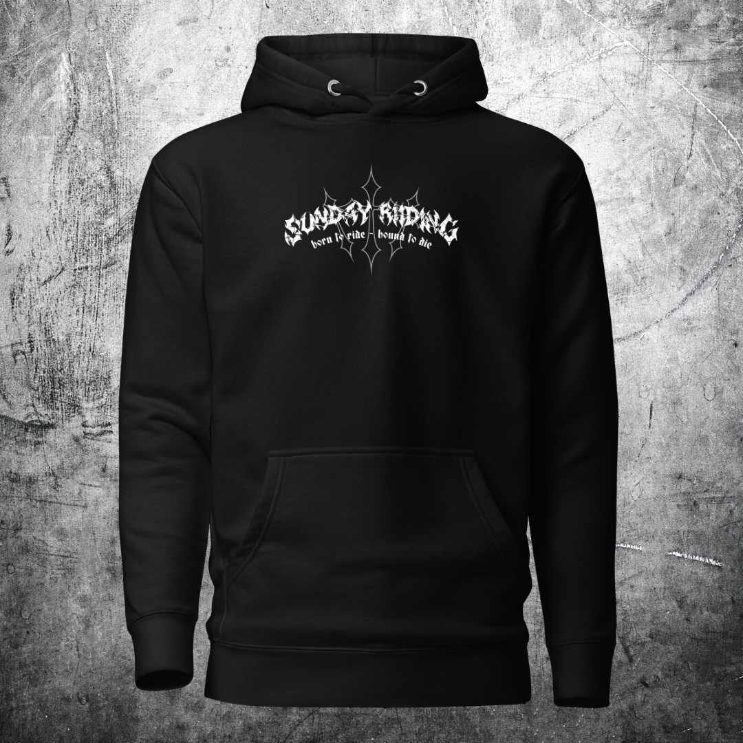Hoodie Unisexe Grunge Biker