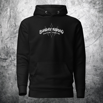 Hoodie Unisexe Grunge Biker
