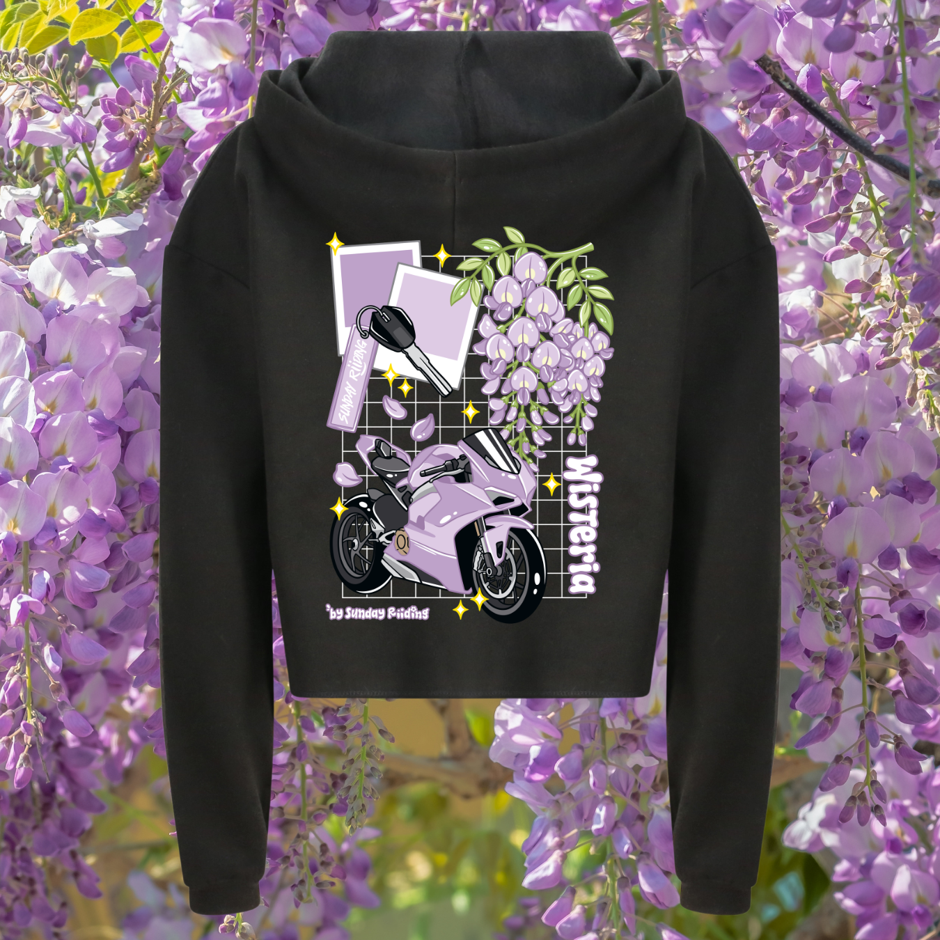 Crop Top Femme Wisteria