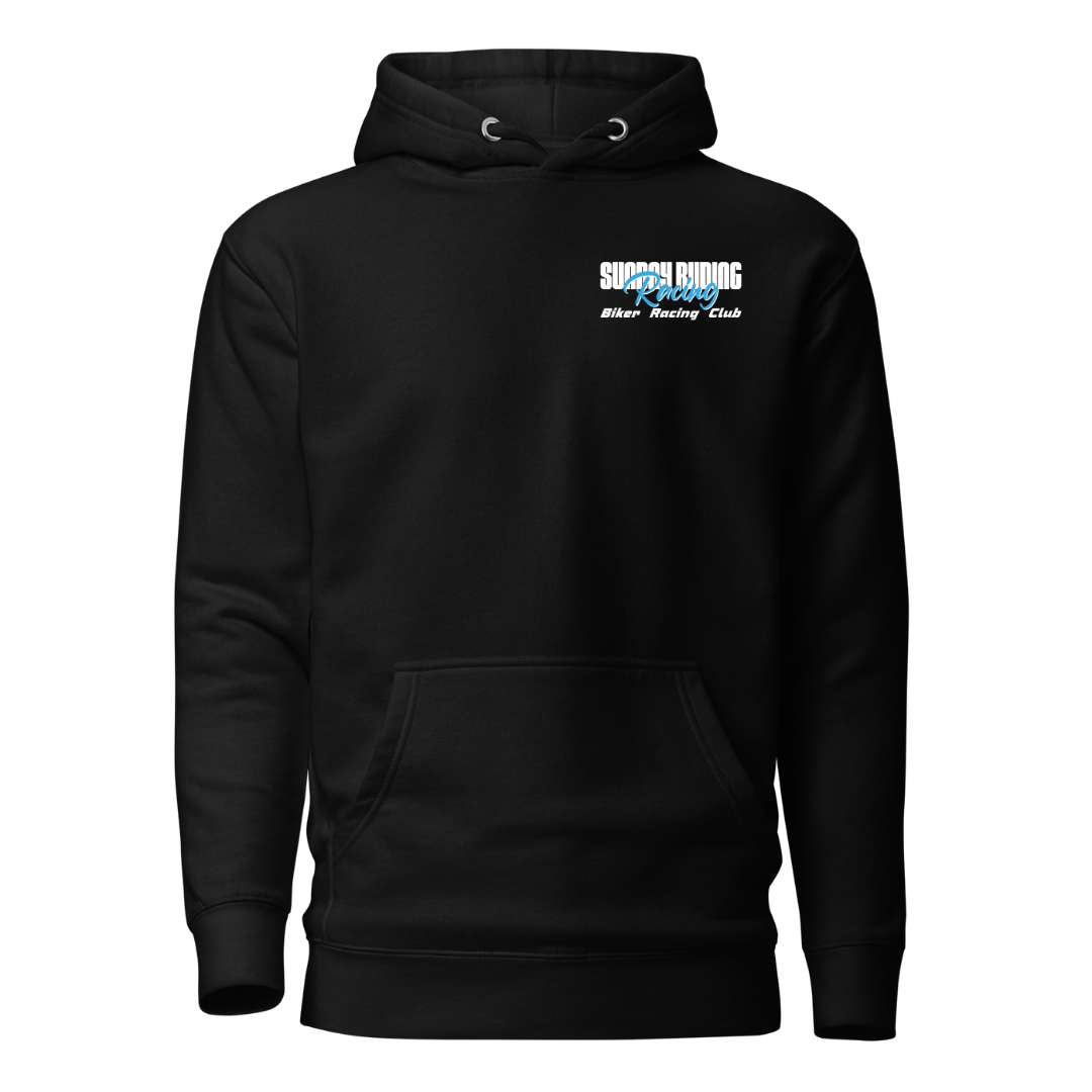 Hoodie Unisexe Noir SR Racing Club