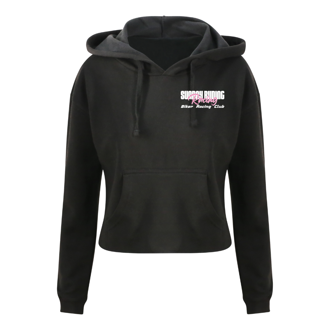 Crop Top Femme Noir SR Racing Club