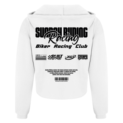 Crop Top Femme Blanc SR Racing Club