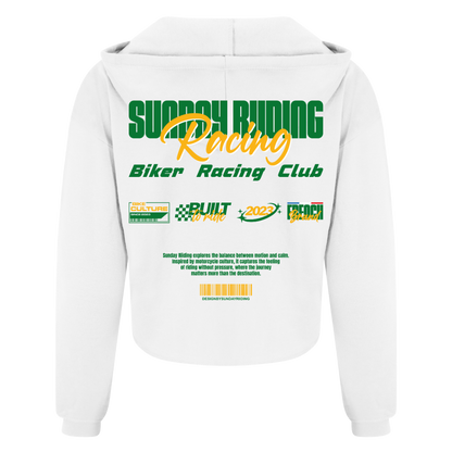 Crop Top Femme Blanc SR Racing Club
