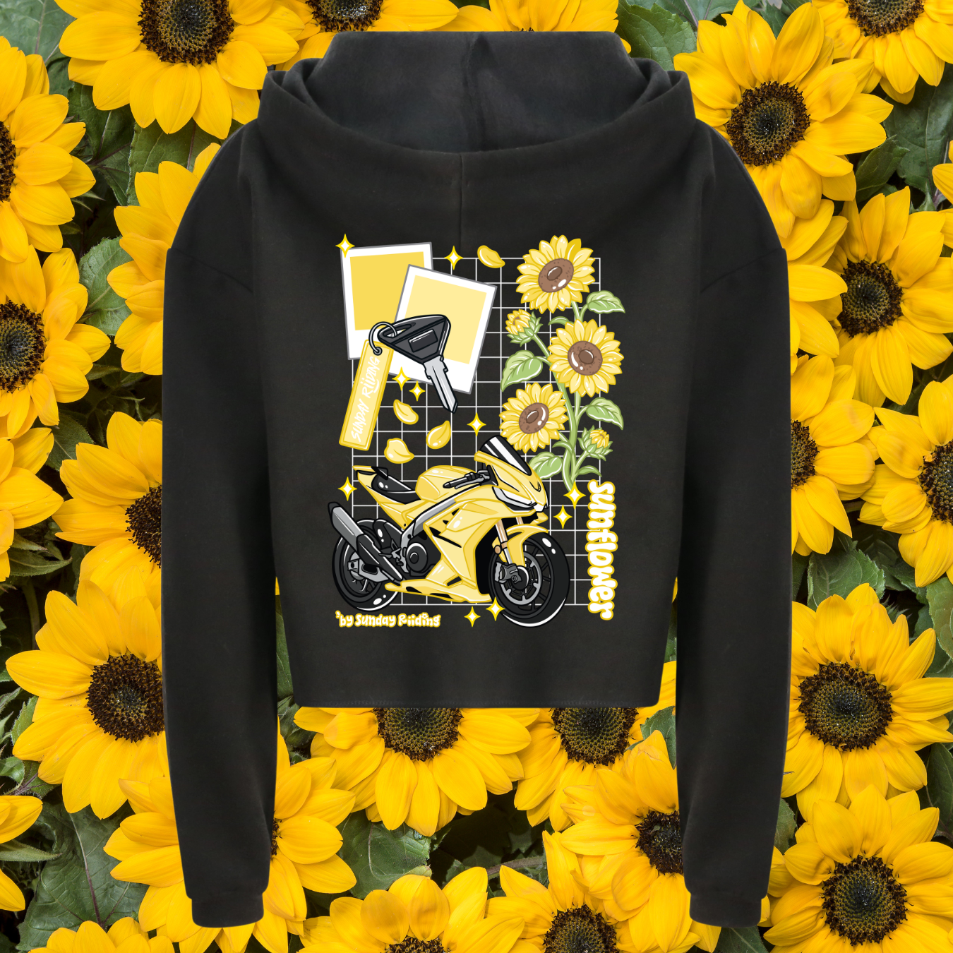 Crop Top Femme Sunflower