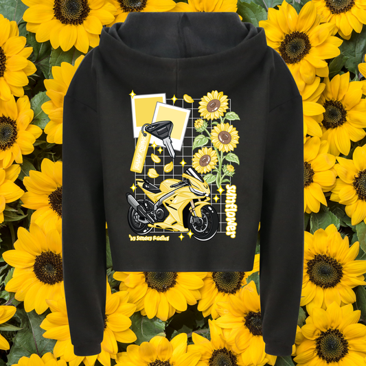 Crop Top Femme Sunflower