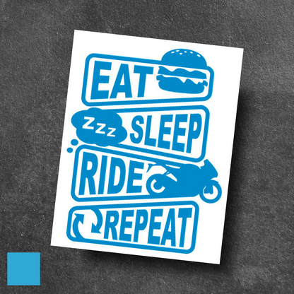 Sticker Eat/Sleep/Ride/Repeat