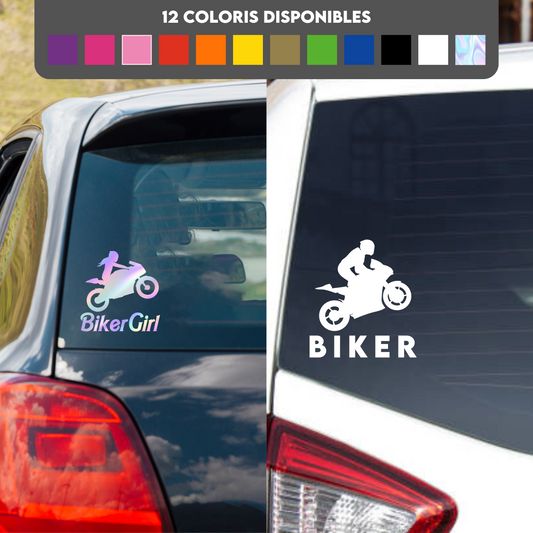 Sticker Biker / BikerGirl