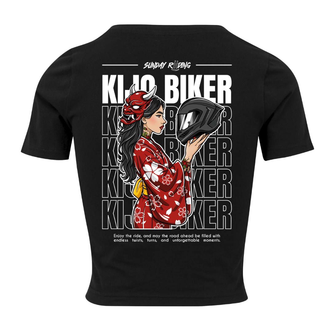 Crop Top Femme Kijo Biker