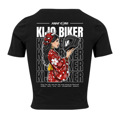 Crop Top Femme Kijo Biker